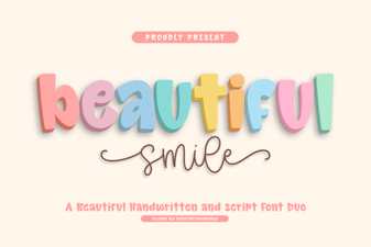 Beautiful Smile Font – Fun & Stylish Display Typeface for Creative Projects