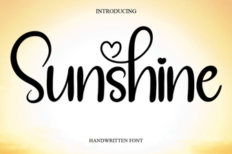 Bring Your Designs to Life with Sunshine Font