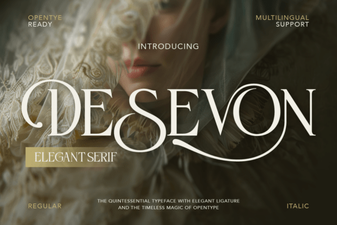 Desevon Font - Elegant Serif Typeface for Classic Designs